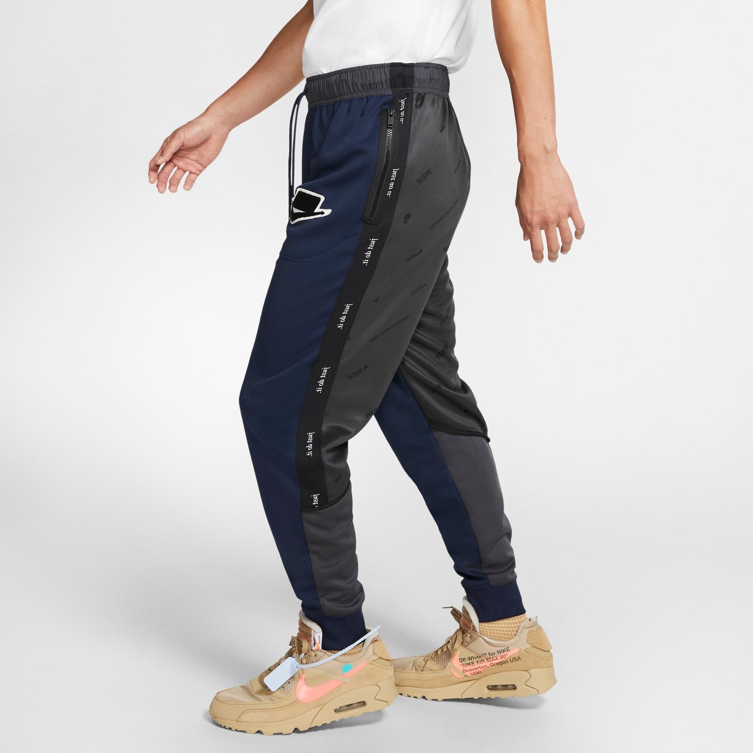 Nike NSW Sportswear Sport Pack Track Pants 'Navy Black' CD4634-451
