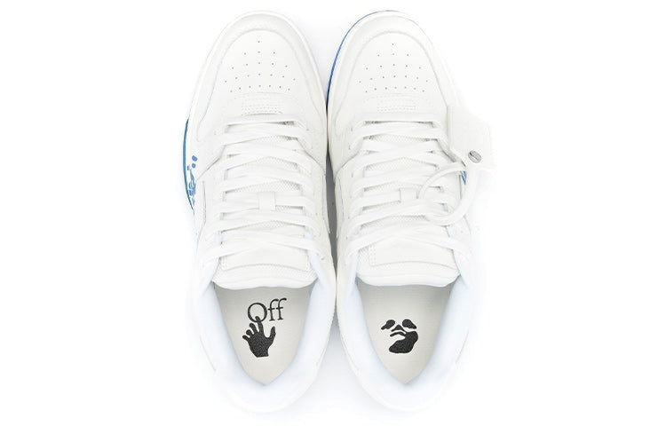 Off-White Out Of Office Low-Top For Walking Sneaker 'White Blue' OMIA189C99LEA0050142