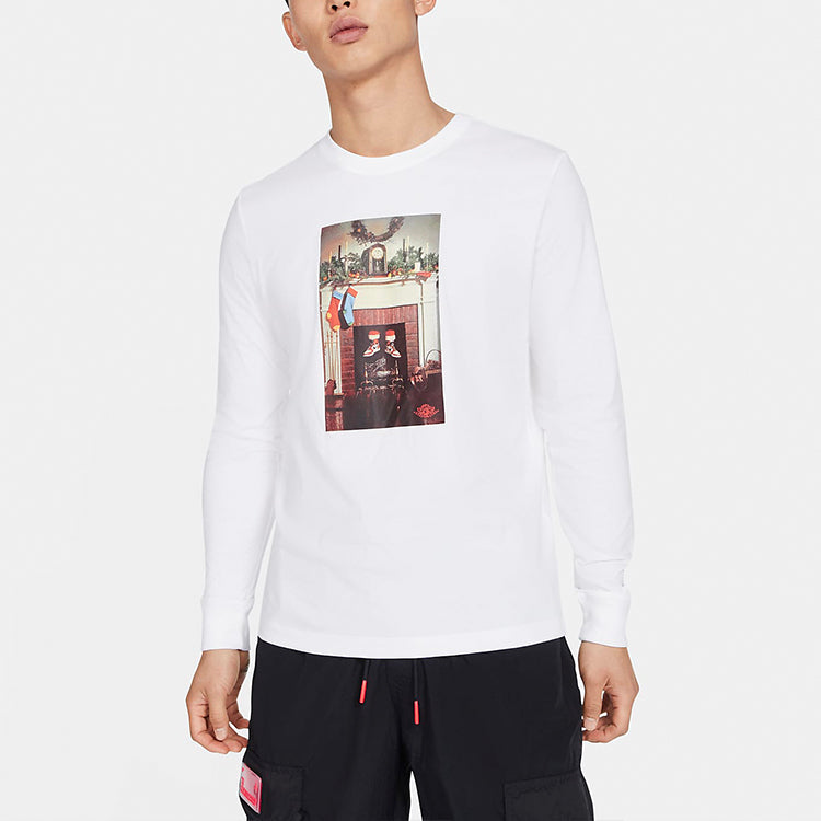 Air Jordan Jumpman Long Sleeves White CV1747-100