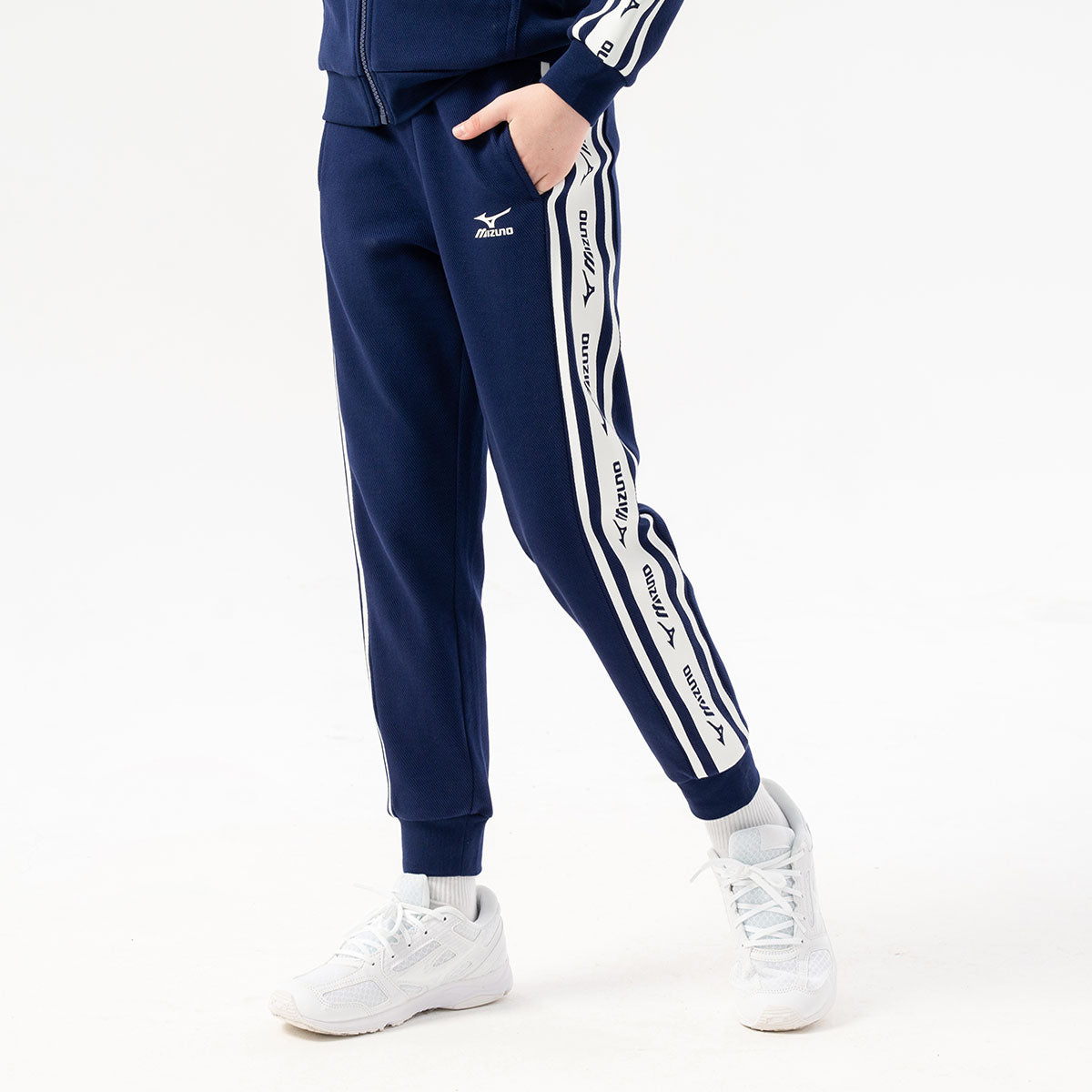 (GS) Mizuno Sportwear Casual Pants 'Navy' 32CF3903