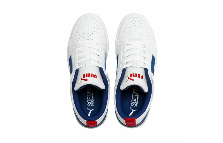 (GS) PUMA Rebound Layup Lo 'White Blue' 370490-05