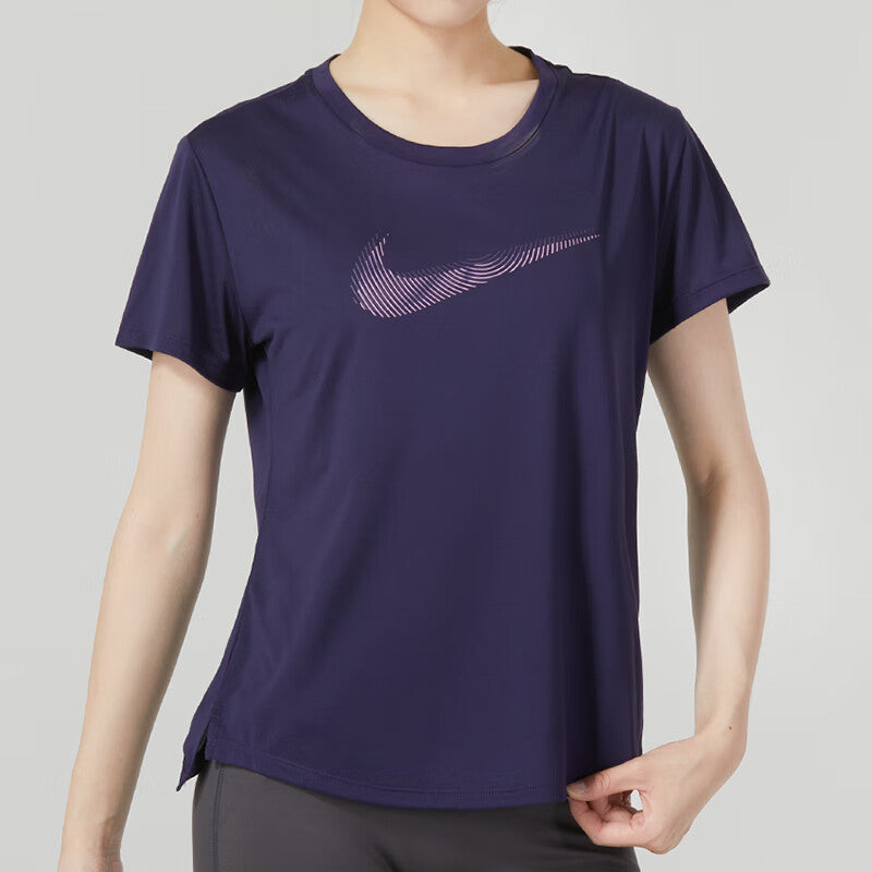(WMNS) Nike AS W NK DF Swoosh HBR SS Top 'Purple' FB4697-555