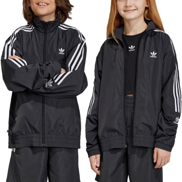(GS) adidas Adicolor Track Jacket 'Black' IC6252