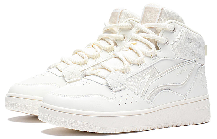 (WMNS) Li-Ning San Yuan High 3M 'White' AGCS242-4
