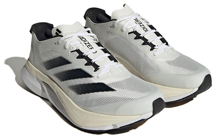 adidas Adizero Boston 12 'Cloud White Black Night Metallic' ID4236