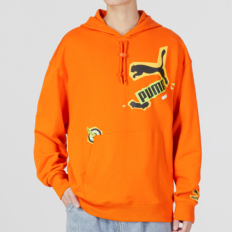 PUMA Classics Street Sport Hoodie 'Orange' 539966-23