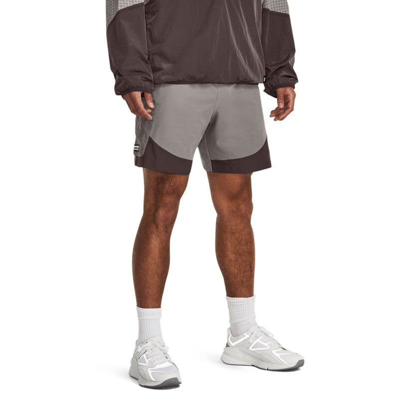 Under Armour RUSH Woven Cargo Shorts 'Grey Brown' 1377649-294