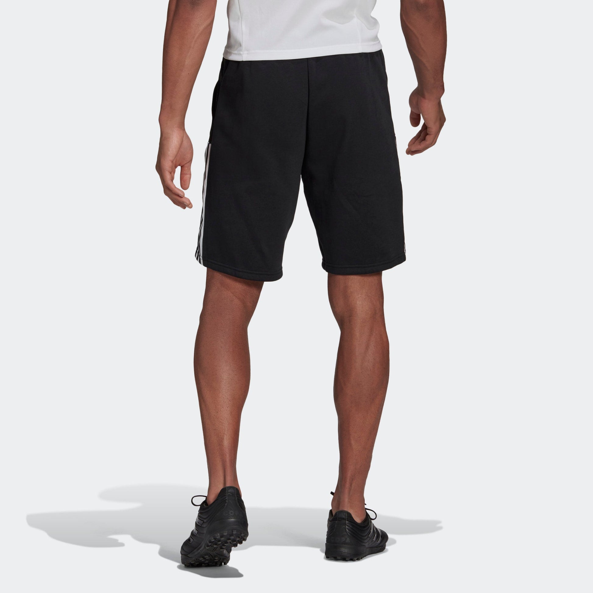 adidas Tiro 21 Sweat Shorts Stripe Slim Fit Soccer/Football Sports Black GM7345