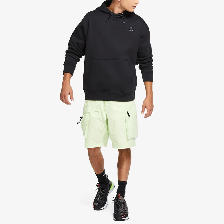 Nike ACG Embroidered Logo hooded Pullover Long Sleeves Black CW4490-010