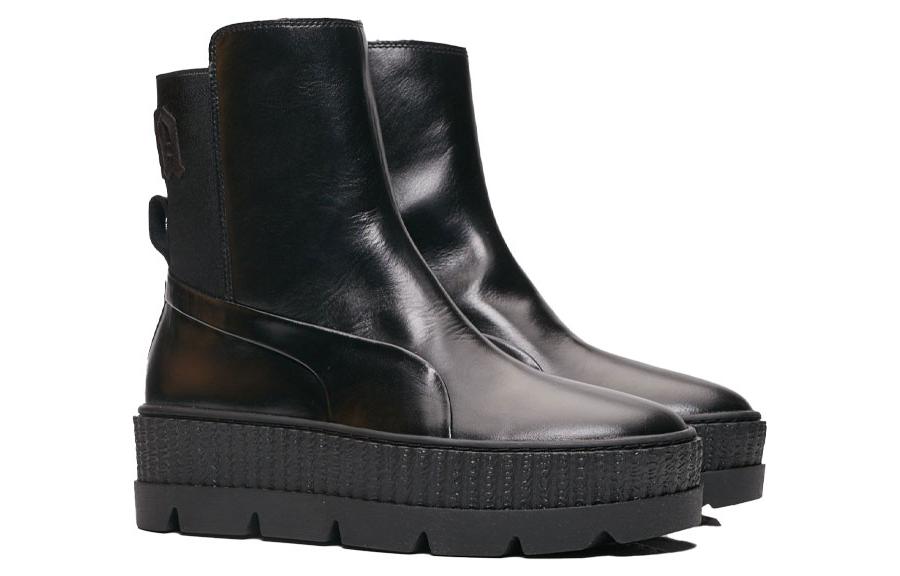 (WMNS) PUMA Chelsea Sneaker Boot x Fenty 'Black' 366266-03