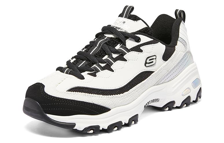 (WMNS) Skechers DLITES 1.0 'Black White Blue' 896148-BKW