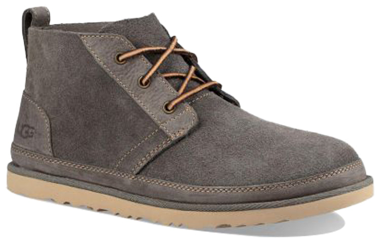 UGG Neumel Unlined Leather Lacing Cargo Gray 1020369-CHRC
