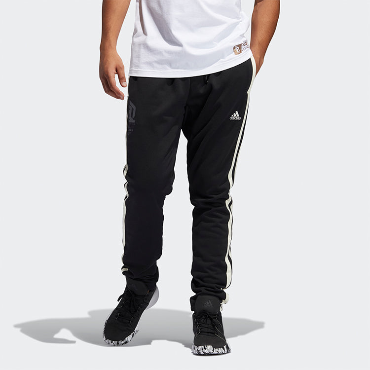 adidas Dame Vis Pant Casual Sports Basketball Long Pants Men Black GL7104