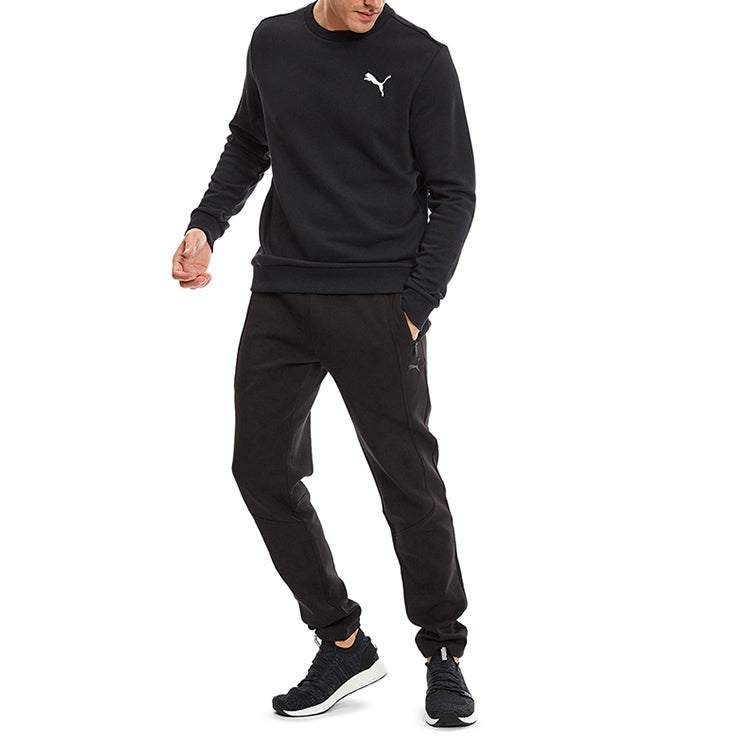 PUMA Casual Round Neck Pullover Black 851752-21