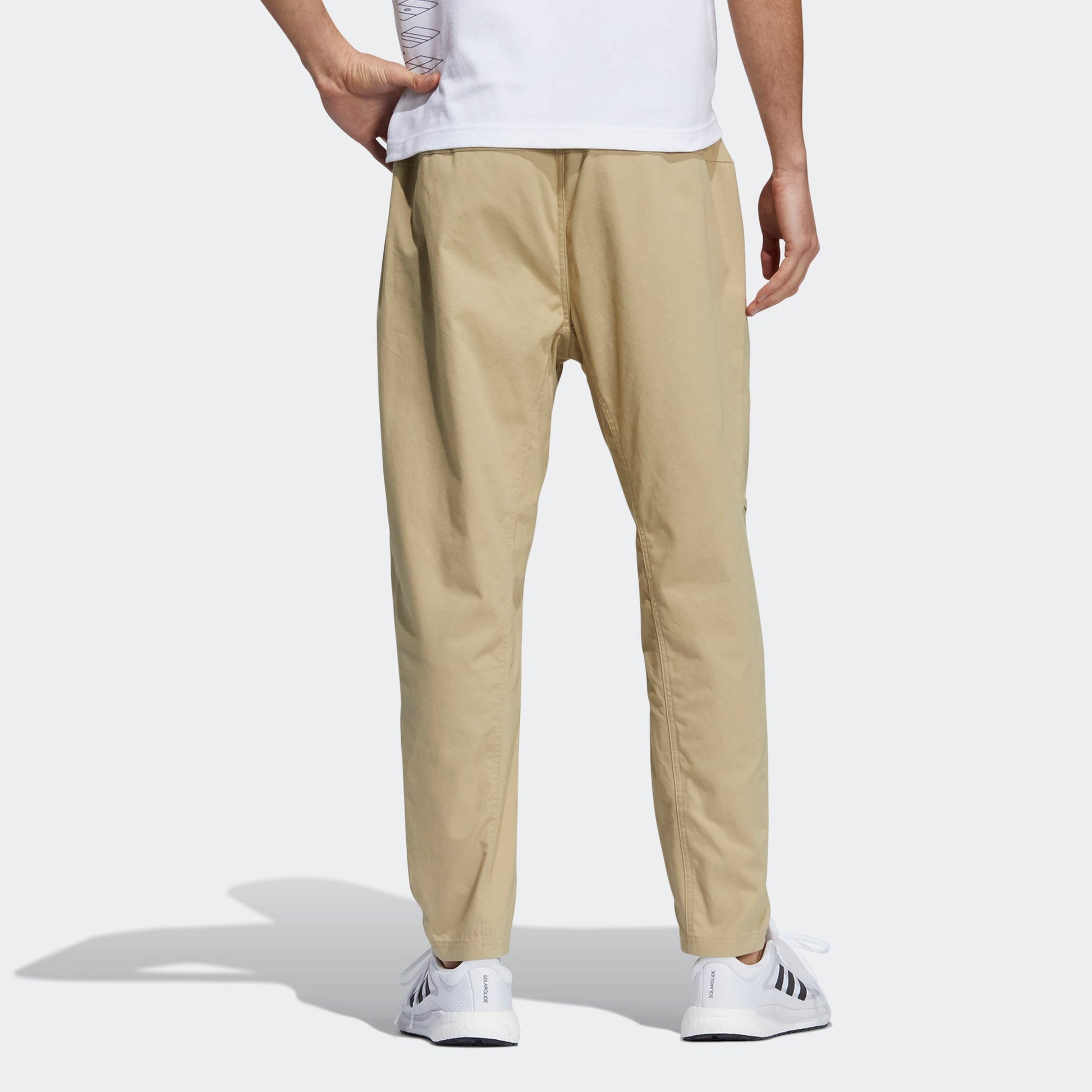 Men's adidas St Wv Cargo Pnt Multiple Pockets Solid Color Casual Pants/Trousers Khaki H39253