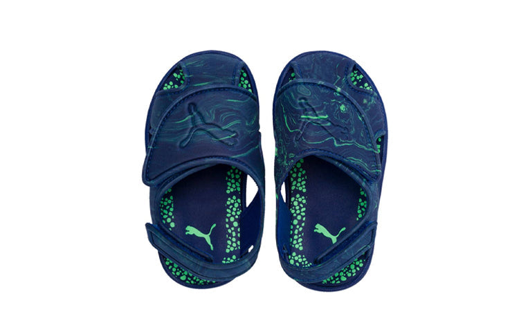 PUMA 2 Marble Infant Minimalistic Casual Sandals Blue 369499-02