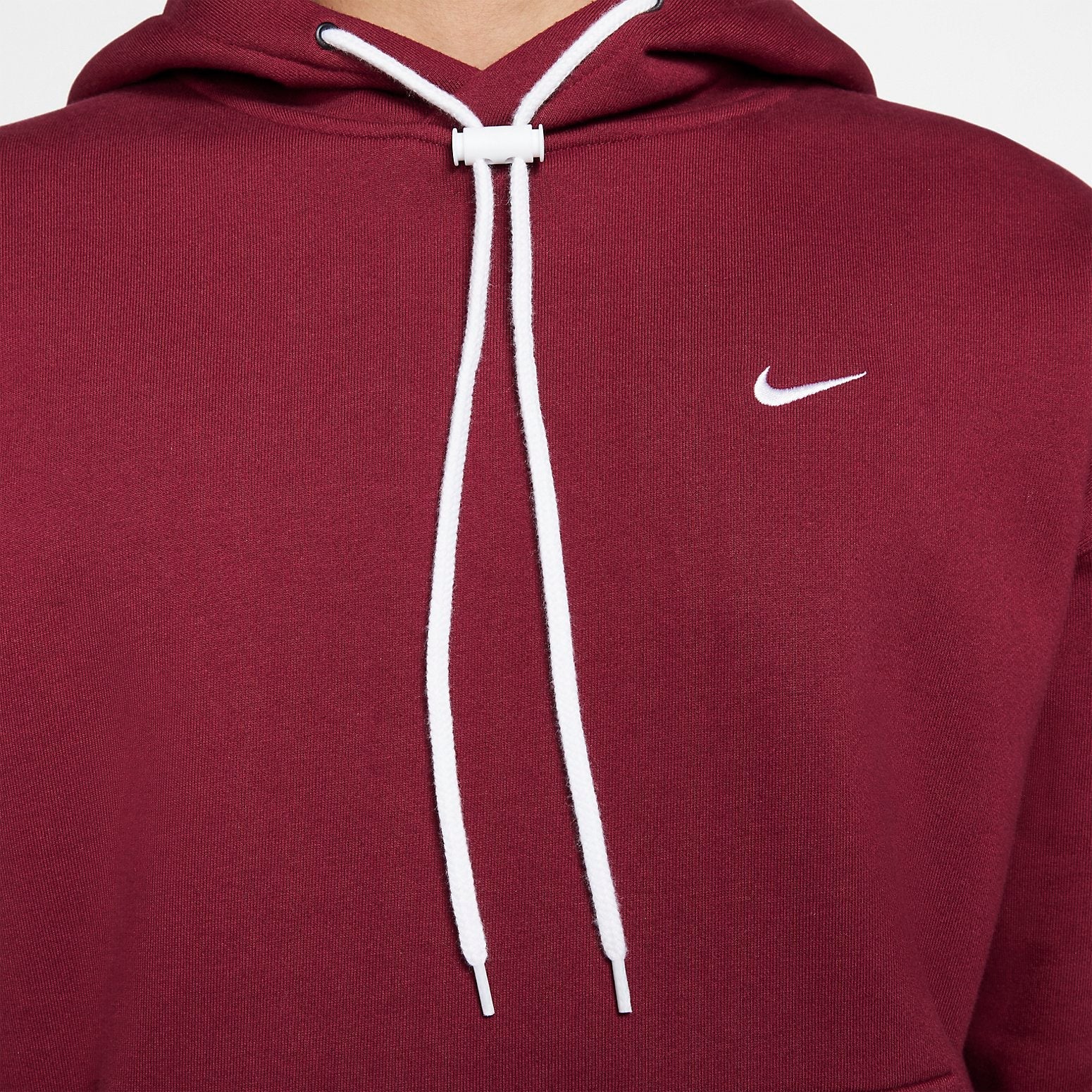 Nike Lab Solo Swoosh Hoodie 'Burgundy' CD6393-677
