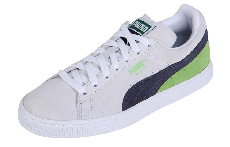 PUMA Suede Classic+ Low-cut Sneakers White/Black/Green 359097-03