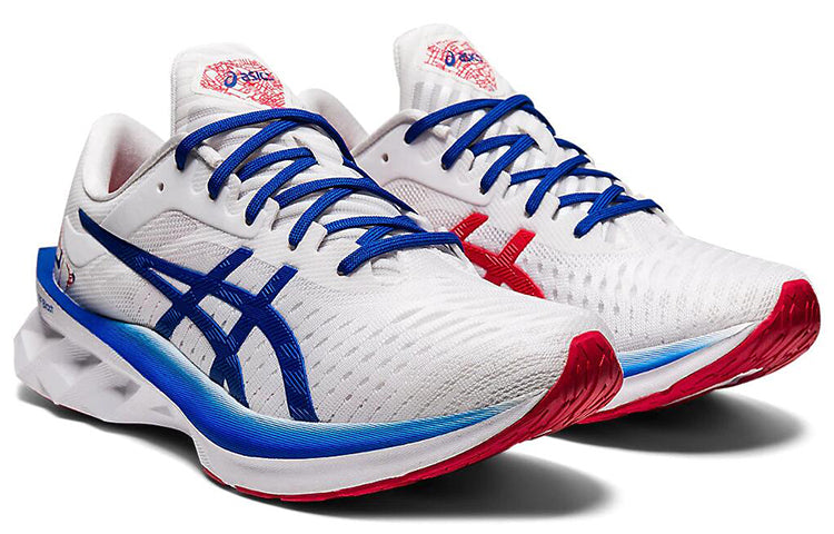 (WMNS) ASICS Novablast 'White Blue Red' 1012A981-100