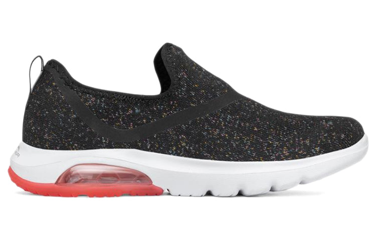 (WMNS) Skechers Go Walk Air Sneakers Black/White/Red 16097-BKHP