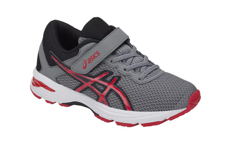 (GS) ASICS GT-1000 6 K 'Grey Red' C741N-1123