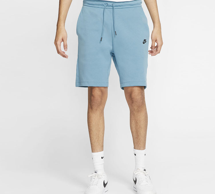 Nike Sportswear Tech Fleece Drawstring Sports Shorts Light Blue 928513-424