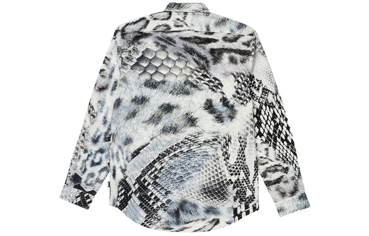 Palace Animal Print Shirt 'Grey' P25SHT009