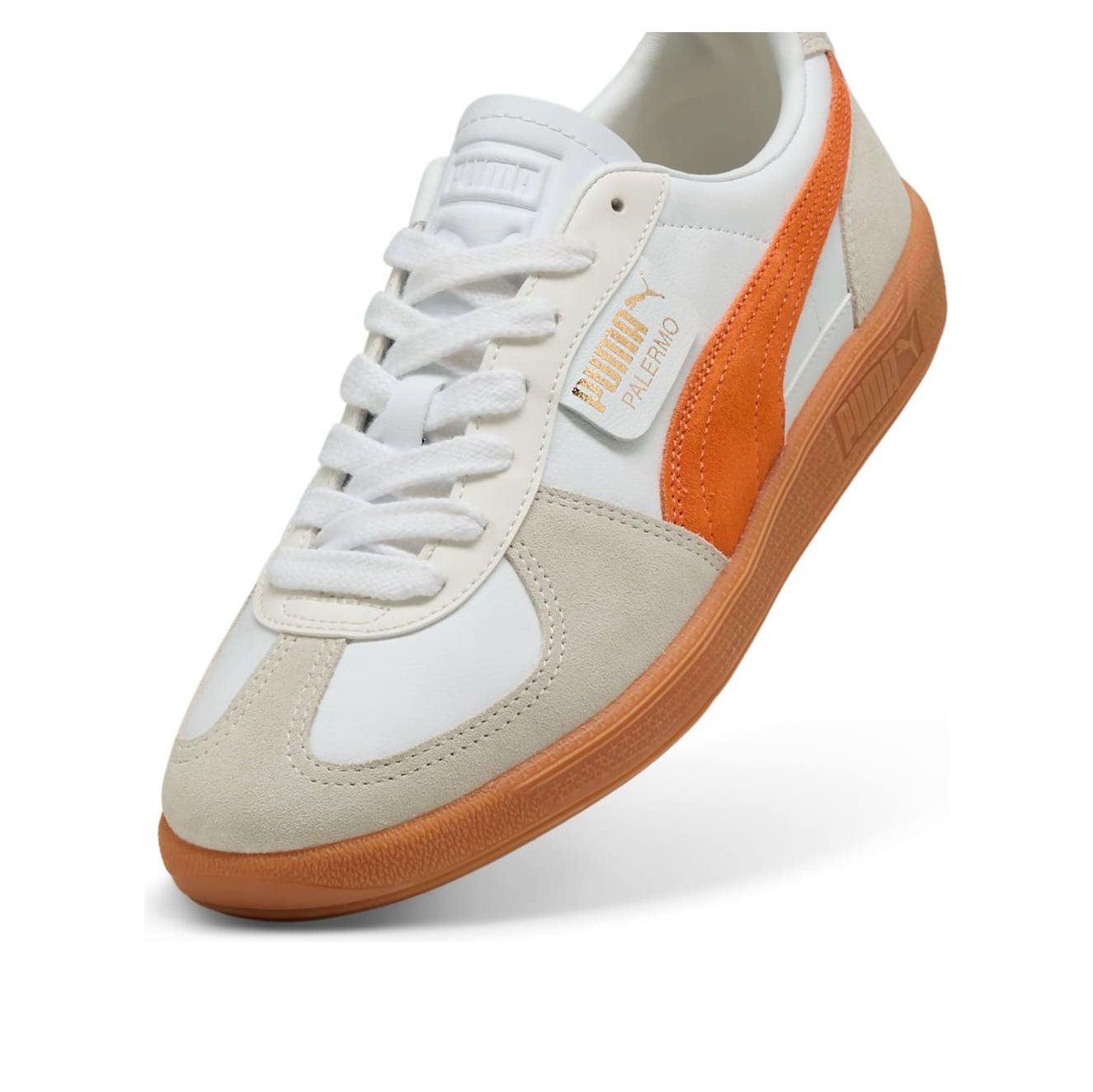 PUMA Palermo Leather 'PUMA White Orange Glo' 396464-16