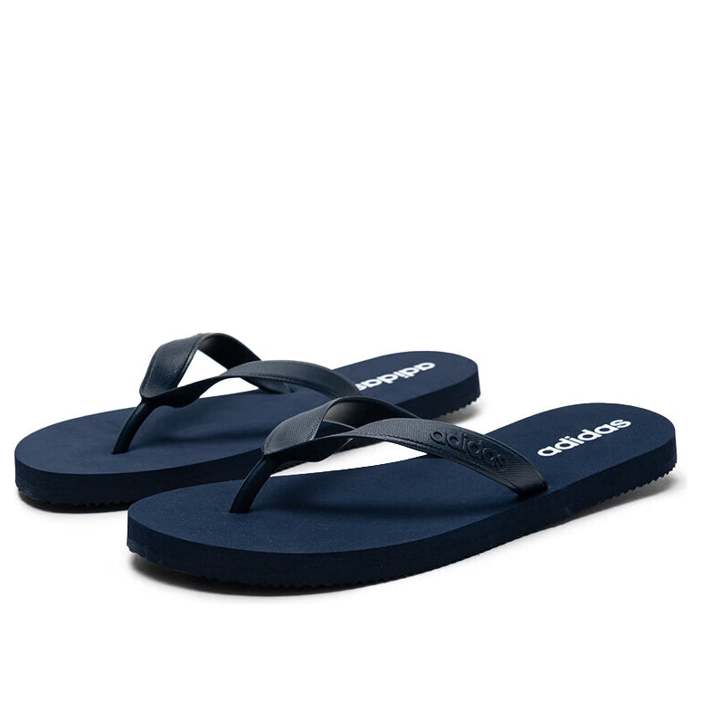 adidas Keitaki Alpha Slides Asia Sizing 'Navy White' JR1154