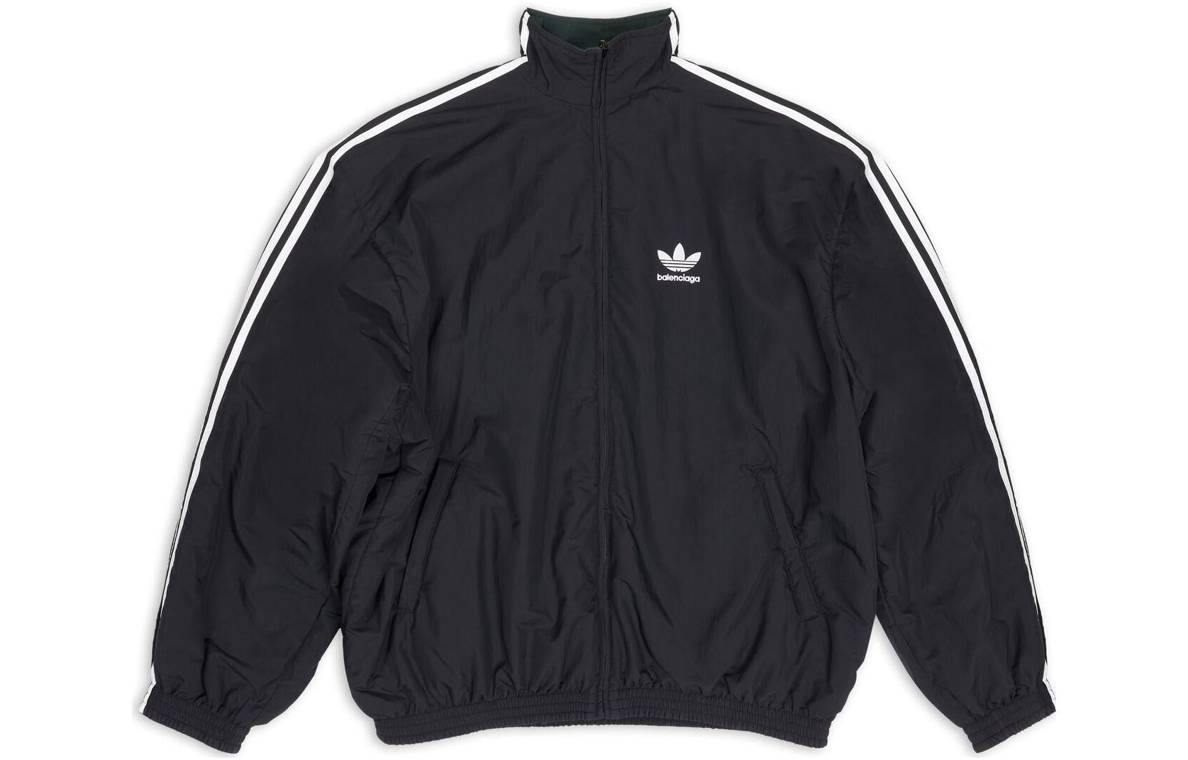 Balenciaga x Adidas Reversible Tracksuit Jacket 'Black Green' 725294TNO793230