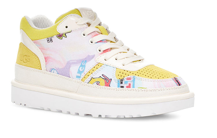 (WMNS) UGG Highland Sport Pop Angeles 'White Yellow' 1111052-MULT