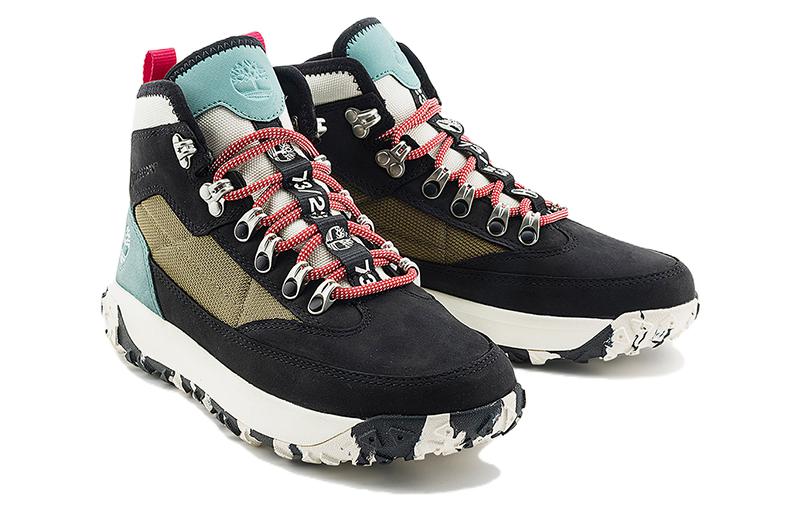 (WMNS) Timberland Greenstride Motion 6 Inch Waterproof Mid Hiking Boots 'Black Nubuck' A2MT9