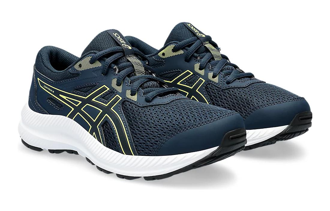 (GS) ASICS Contend 8 'French Blue Glow Yellow' 1014A259-404