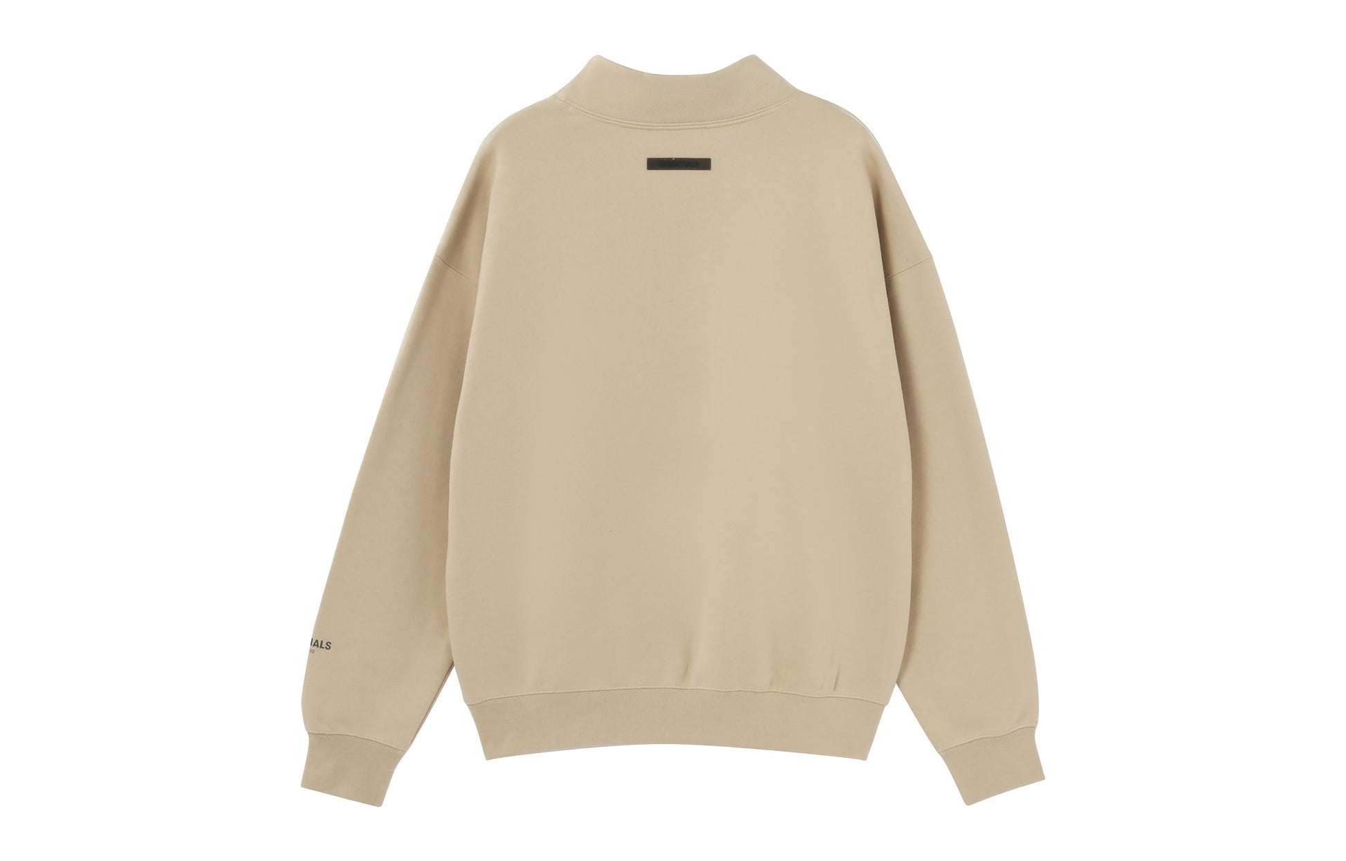 Fear of God Essentials FW21 Mock Neck Sweatshirt Beige FOG-FW21-111