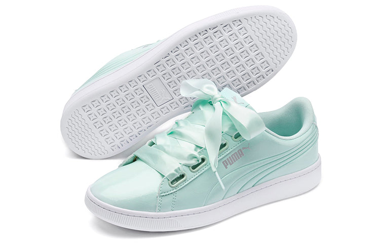 (WMNS) PUMA Vikky v2 Ribbon Sneakers Green 369727-04