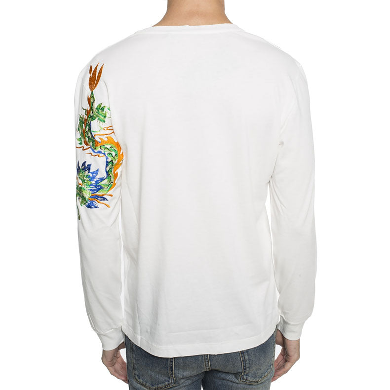 Gucci Classic Double G Logo Belt Pattern Long Sleeves White 476330-X9V44-9169
