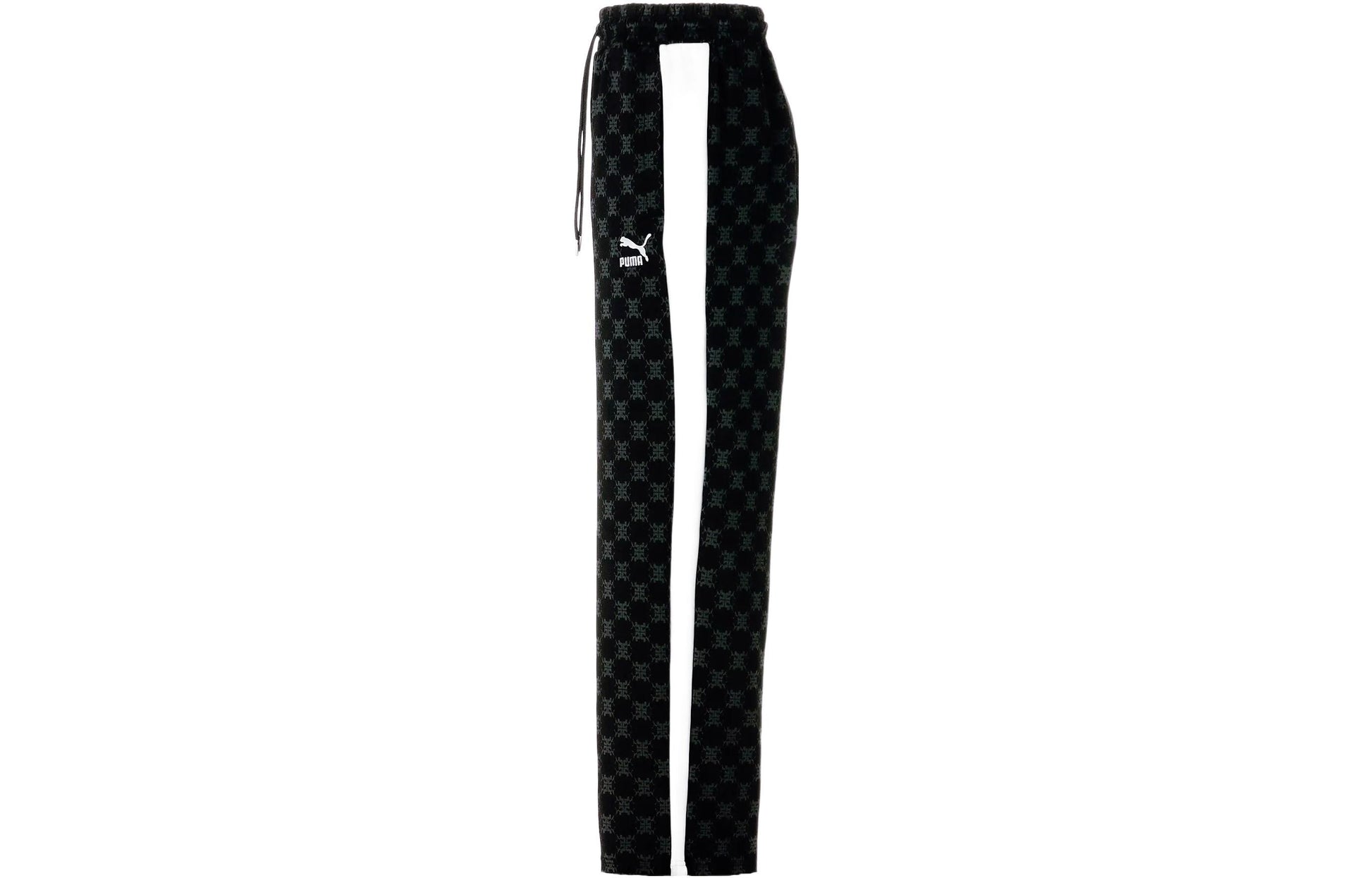 PUMA T7 Printed Track Pants 'Black' 537045-01