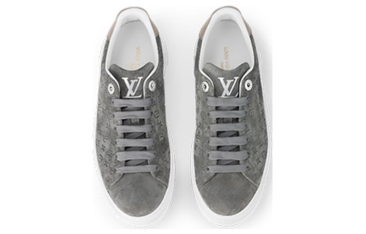 (WMNS) LOUIS VUITTON Time Out Sneakers 'Grey Minimonogram' 1ABR1M