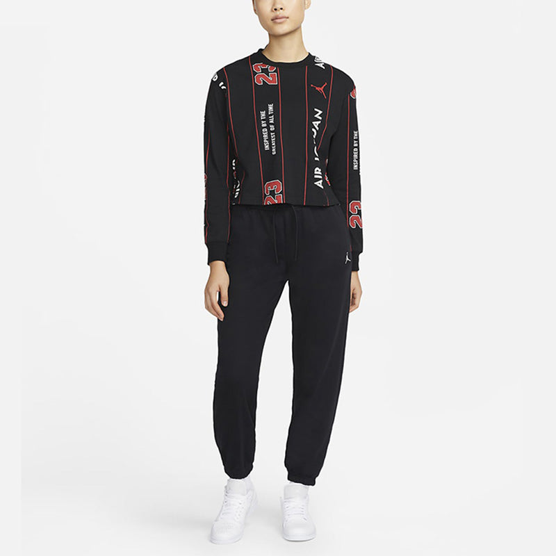 (WMNS) Nike Casual Sports Breathable Round Neck Short Long Sleeves T-Shirt DJ2704-010