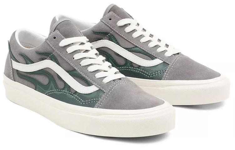 Vans Unisex Anaheim Factory Old Skool 36 Dx Sneakers Gray/Green VN0A54F397C