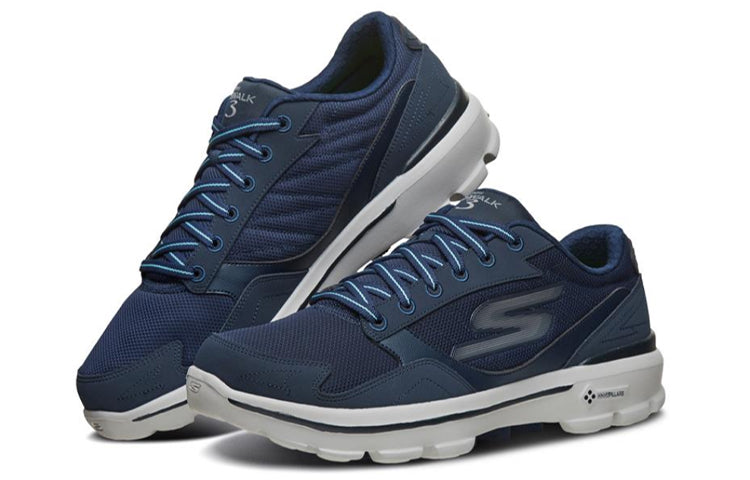 Skechers Go Walk 3 Sports Shoes Blue/White/Grey 54056-NVGY