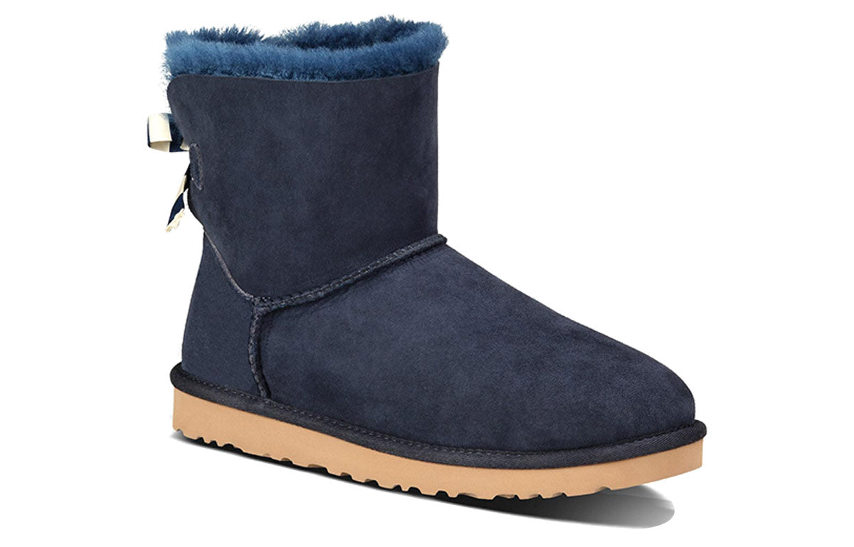 (WMNS) UGG Mini Bailey Snow Boots Navy Blue 1005062-NAVY