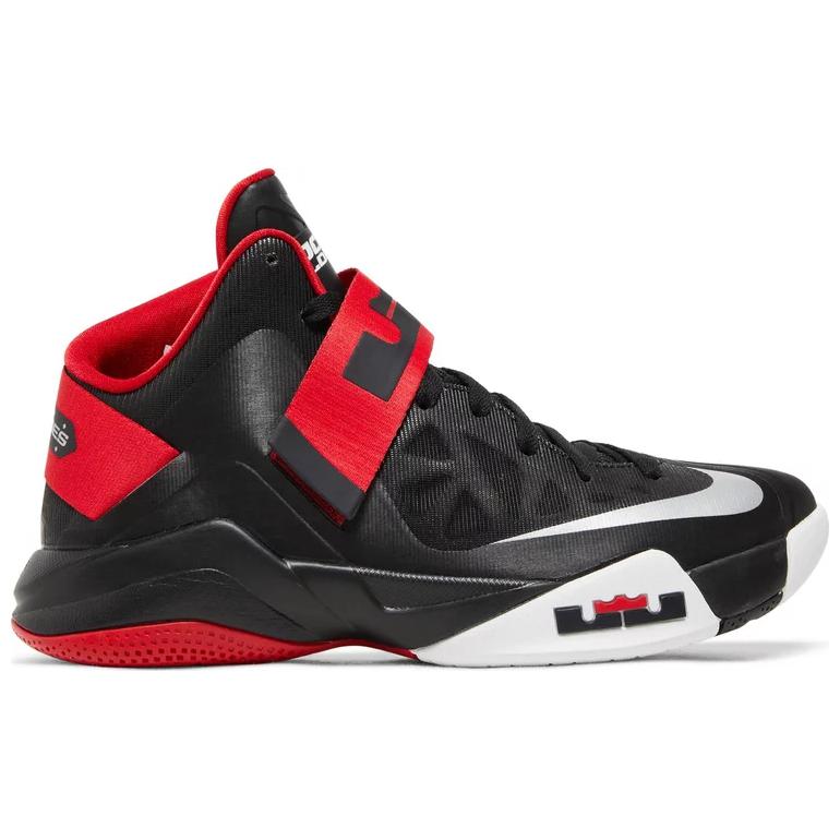 Nike LeBron Zoom Soldier 6 'Black Metallic Silver White University Red' 525015-001