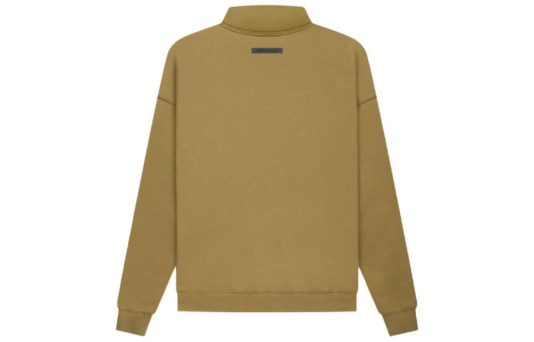 Fear of God Essentials FW21 Pullover Mock Neck Sweatshirt 'Amber' FOG-FW21-012