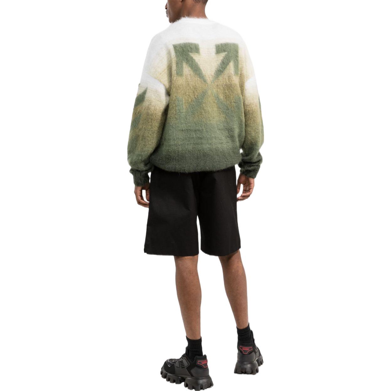 Men's Off-White FW22 Solid Color Straight Casual Shorts Loose Fit Black OMCB049F21FAB0011010