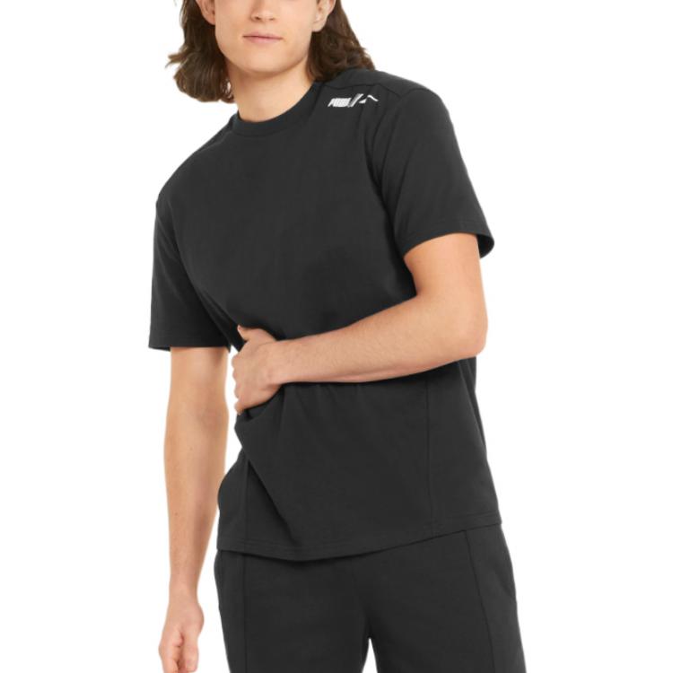 PUMA Graphic Rubber Printed T-Shirt 'Black' 849536-01