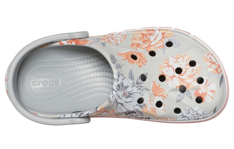 Crocs Bayaband Beach light grey Flowers Sandals 206232-0GN