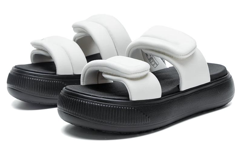(WMNS) PUMA Mayu Puffy Sandals 'Grey Black' 399450-04
