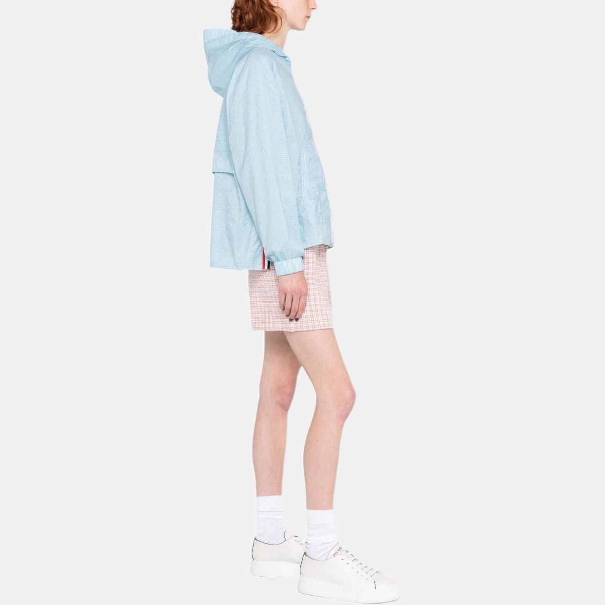 (WMNS) THOM BROWNE Windbreaker Jumper Jacket 'Blue' FJT316A-F0517-460