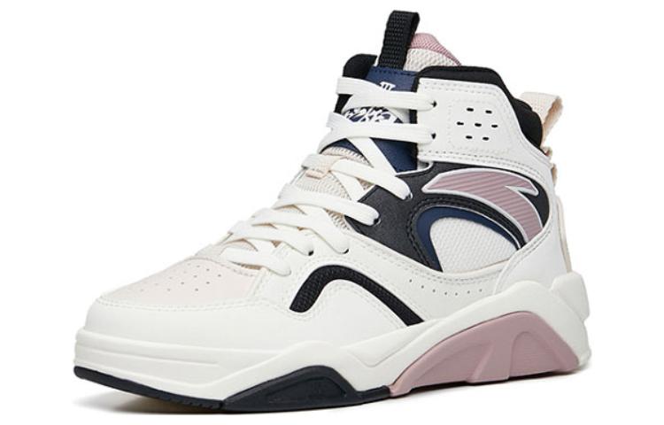 (WMNS) ANTA Flame 3 High 'White Black Mauve' 122248088-2
